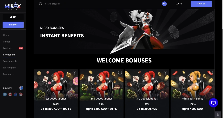 Mirax casino